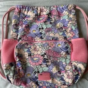 Vera Bradley Disney Drawstring Backpack Minnie\'s Garden Party Minnie Mouse Garden Party Cooler Backpack by Vera Bradley  main image 4